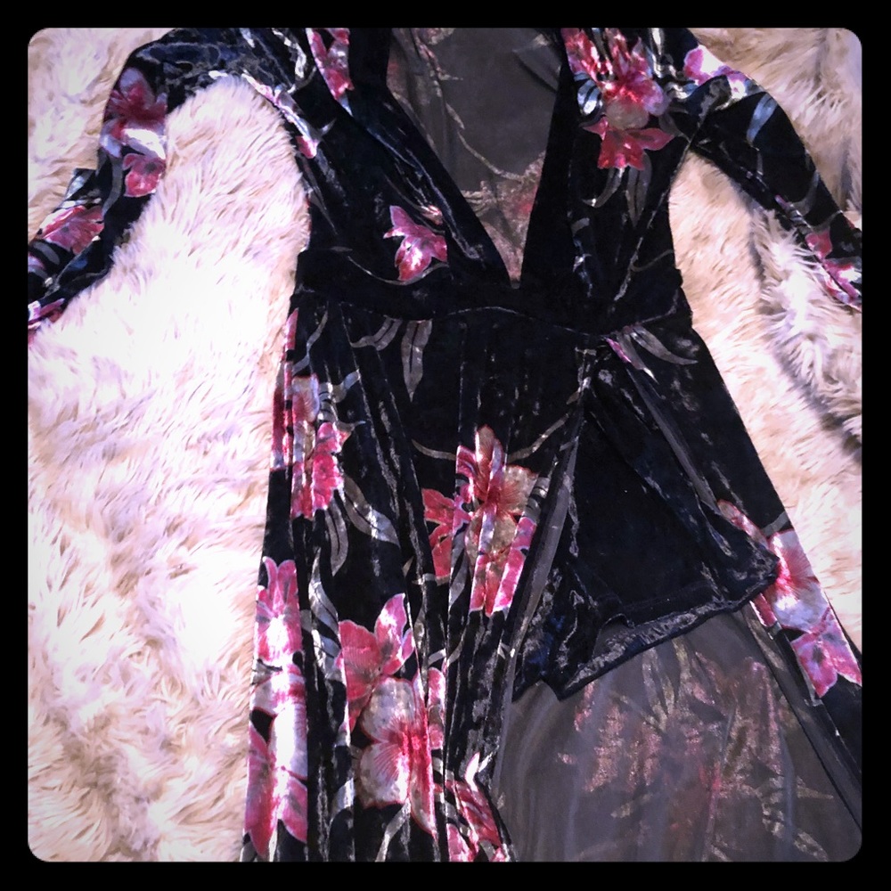 Monaco maxi romper dress